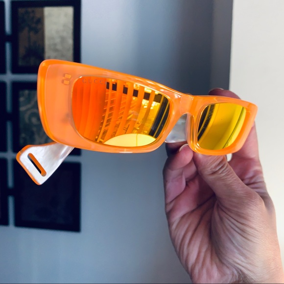 SOLD ⛔️Authentic GUCCI 52m Rect UNISEX Acetate sunglasses - Picture 4 of 11